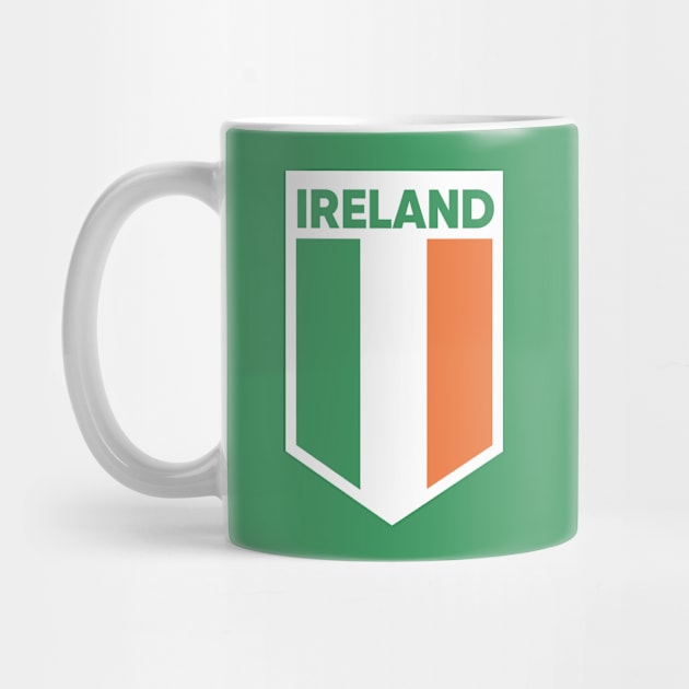 Ireland Flag Emblem by SLAG_Creative